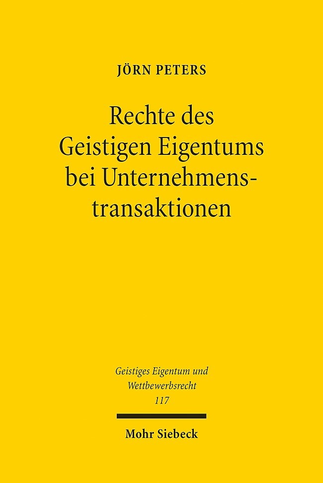 Rechte des Geistigen Eigentums bei Unternehmenstransaktionen main product photo