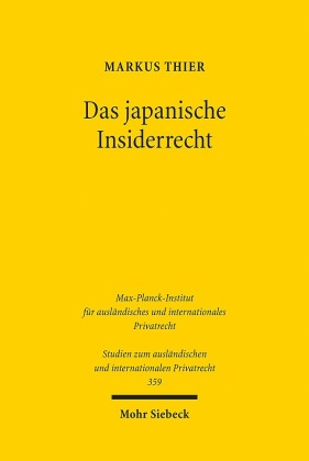 Das japanische Insiderrecht