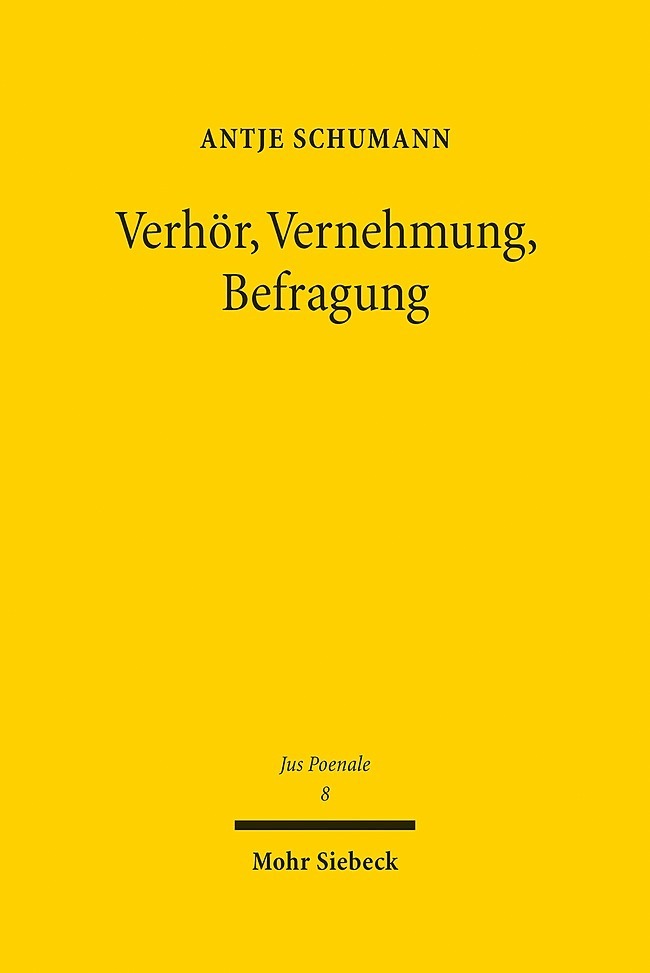 Verhör, Vernehmung, Befragung main product photo