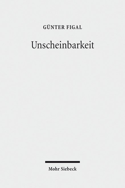 Unscheinbarkeit main product photo
