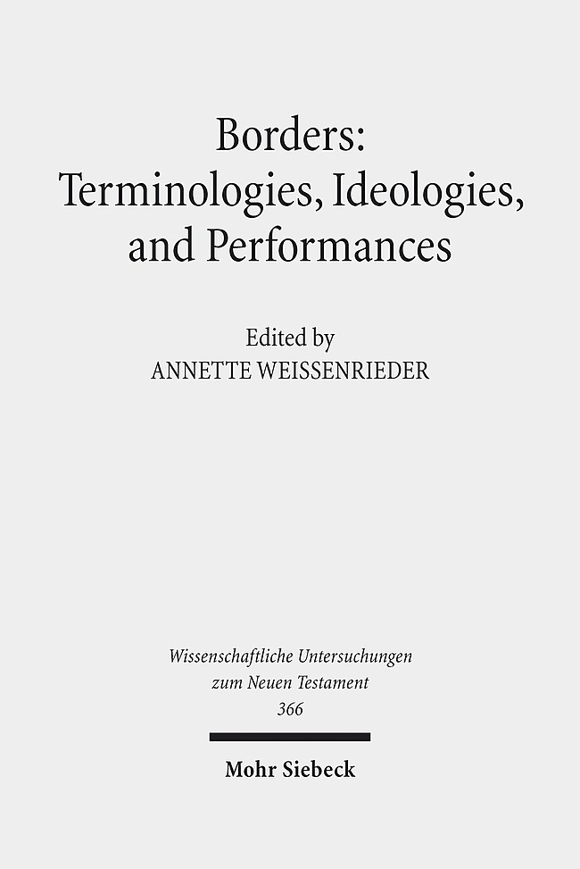 Borders: Terminologies, Ideologies, and Performances main product photo