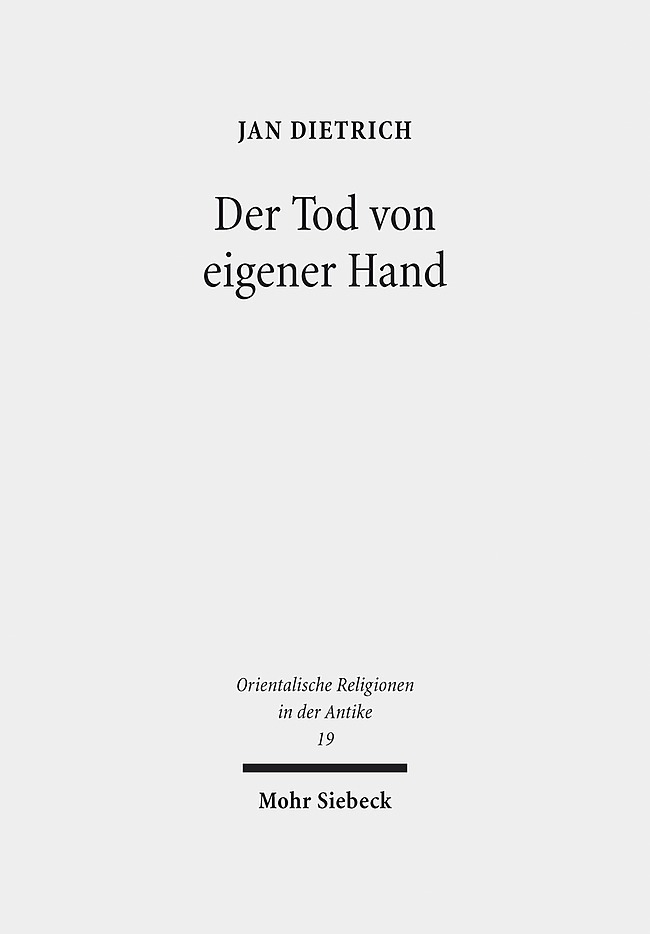 Der Tod von eigener Hand main product photo