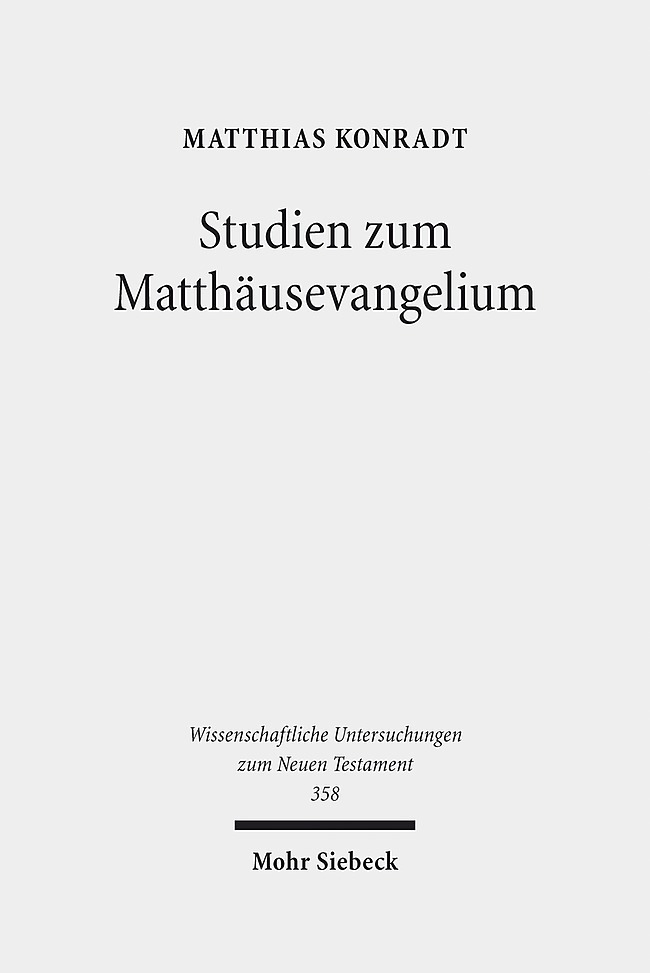 Studien zum Matthäusevangelium main product photo