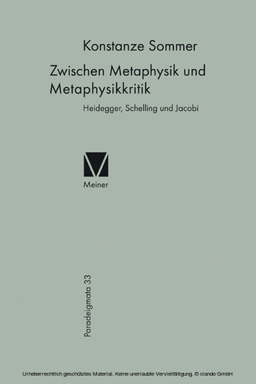 Zwischen Metaphysik und Metaphysikkritik main product photo