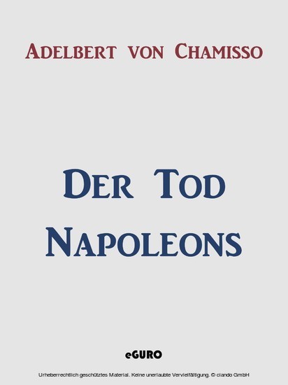 Der Tod Napoleons main product photo