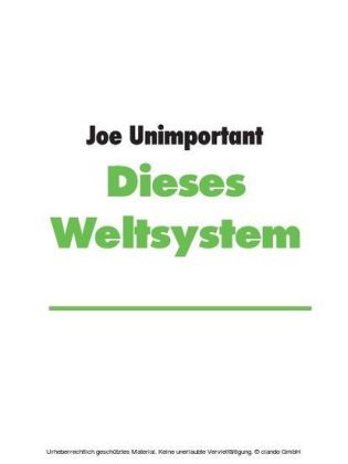 Dieses Weltsystem