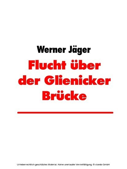 Flucht über der Glienicker Brücke main product photo