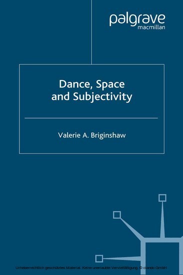 Dance, Space and Subjectivity main product photo