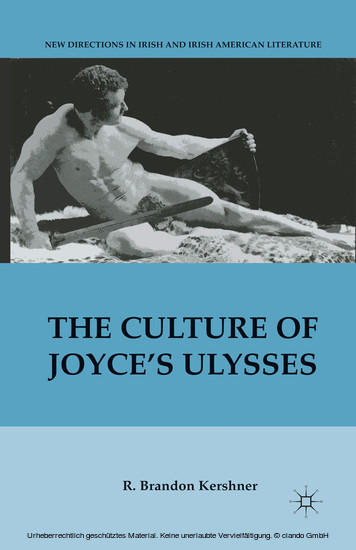 The Culture of Joyce's Ulysses main product photo
