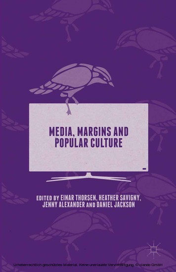 Media, Margins and Popular Culture main product photo