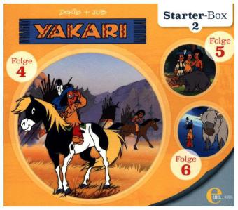 Yakari - Starter-Box. Tl.2, 3 Audio-CD