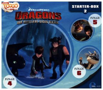Dragons - Die Reiter von Berk - Starter-Box, 3 Audio-CDs