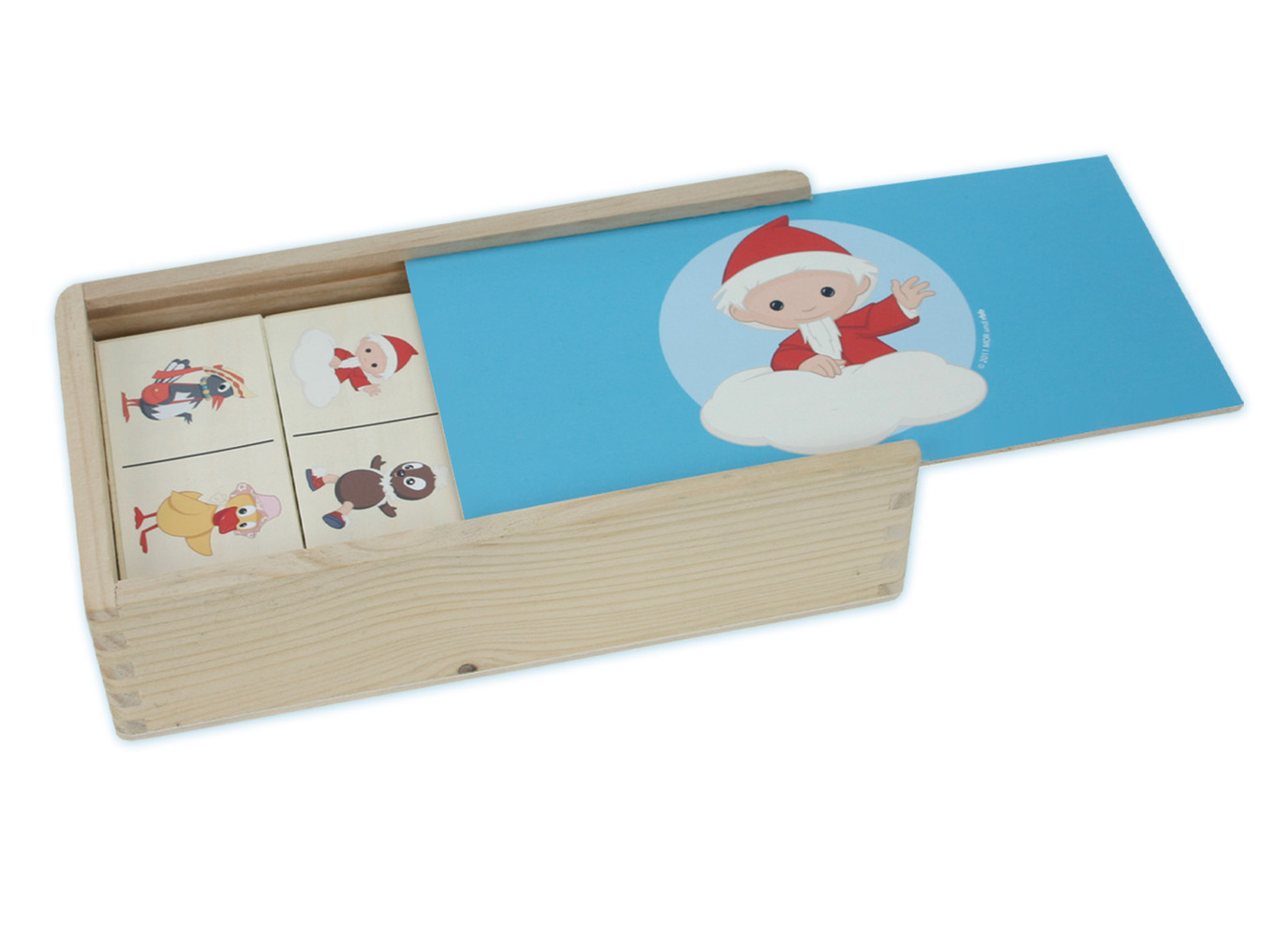 Holz-Domino "Unser Sandmännchen und seine Freunde" (Kinderspiel) main product photo