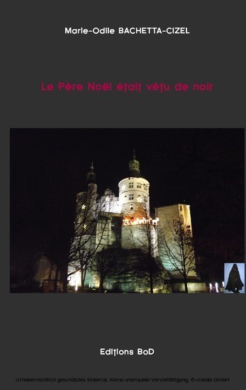 le père noël était vêtu de noir main product photo