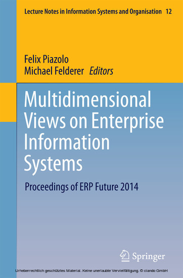 Multidimensional Views on Enterprise Information Systems main product photo