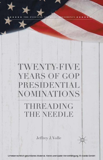 Twenty-Five Years of GOP Presidential Nominations main product photo