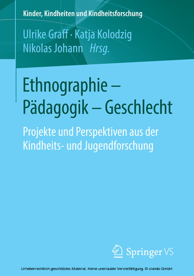 Ethnographie - Pädagogik - Geschlecht main product photo