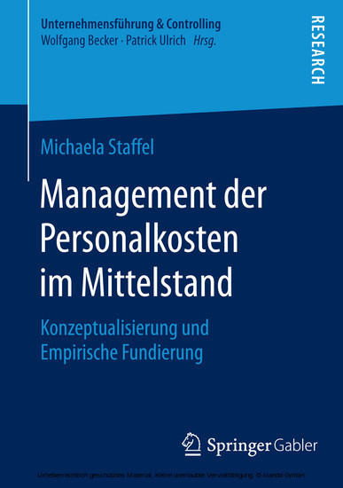 Management der Personalkosten im Mittelstand main product photo