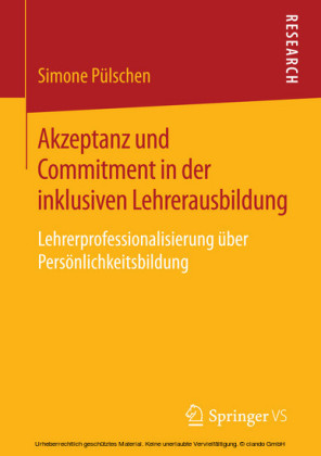 Akzeptanz und Commitment in der inklusiven Lehrerausbildung
