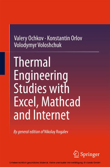 Thermal Engineering Studies with Excel, Mathcad and Internet main product photo