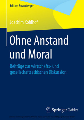 Ohne Anstand und Moral