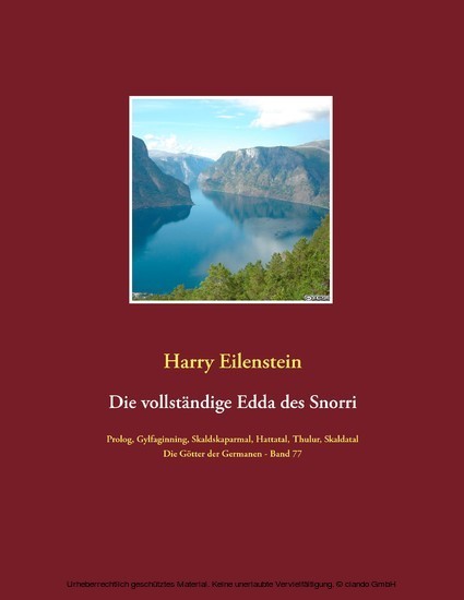 Die vollständige Edda des Snorri Sturluson main product photo