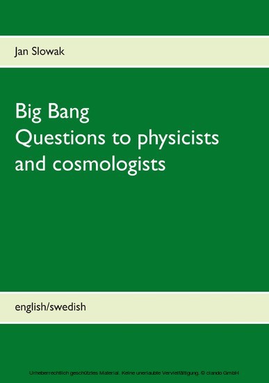 Big Bang - Questions to physicists and cosmologists main product photo