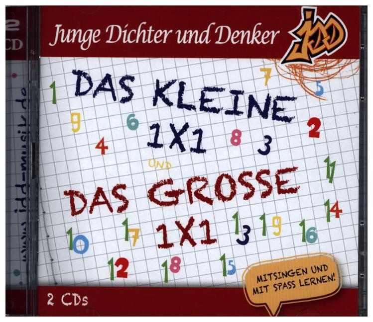 Junge Dichter und Denker - Das kleine 1x1 und Das große 1x1, 2 Audio-CD main product photo