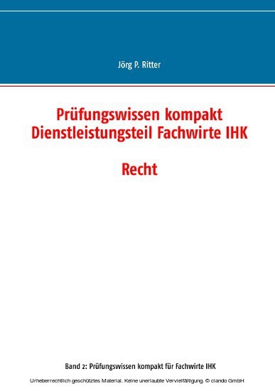 Prüfungswissen kompakt Dienstleistungsteil Fachwirte IHK main product photo