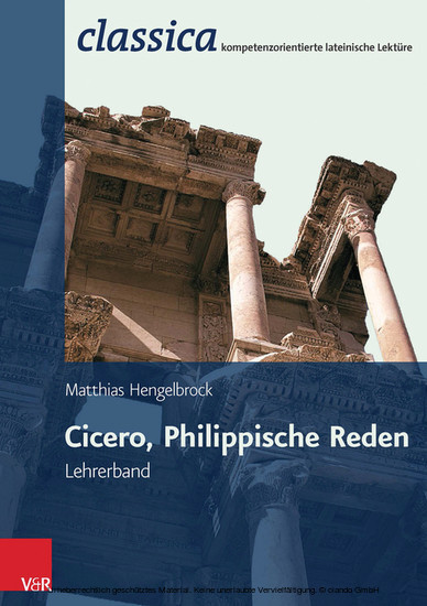 Cicero, Philippische Reden - Lehrerband main product photo