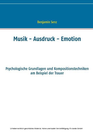 Musik - Ausdruck - Emotion main product photo