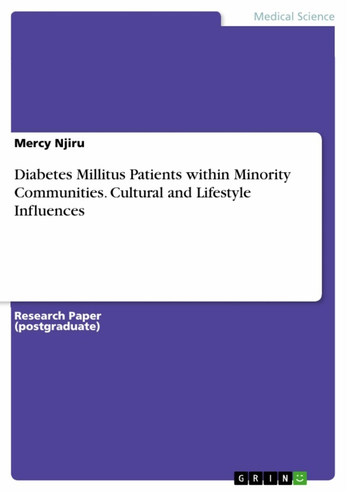 Diabetes Millitus Patients within Minority Communities. Cultural and Lifestyle Influences main product photo