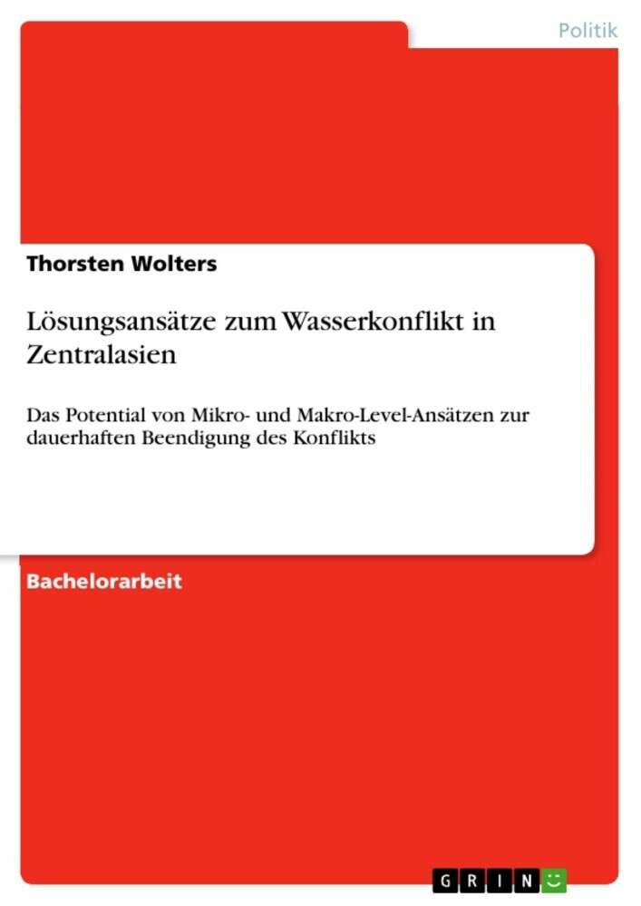Lösungsansätze zum Wasserkonflikt in Zentralasien main product photo
