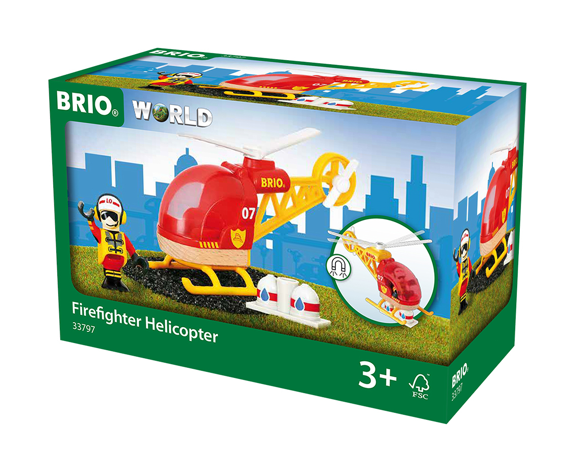 33797 BRIO Feuerwehr-Hubschrauber main product photo