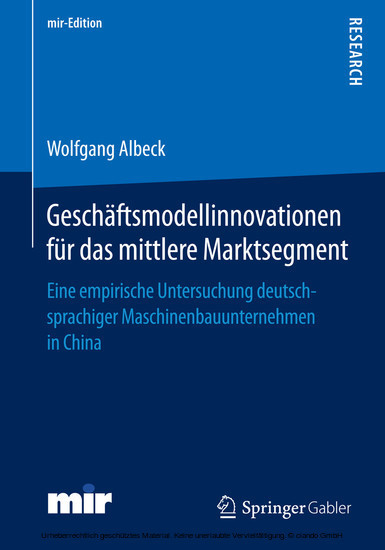 Geschäftsmodellinnovationen für das mittlere Marktsegment main product photo