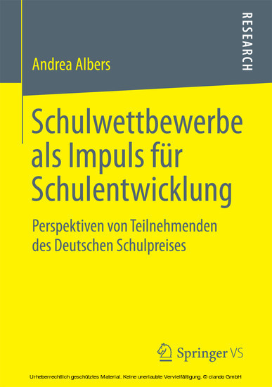 Schulwettbewerbe als Impuls für Schulentwicklung main product photo