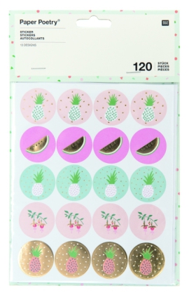 Sticker Tropical Spring, Ananas