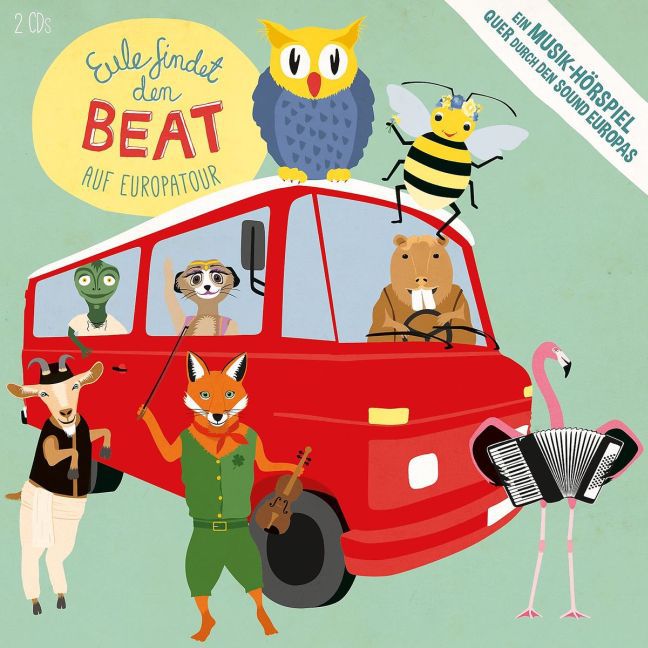 Eule findet den Beat - Auf Europatour, 2 Audio-CDs, 2 Audio-CD main product photo