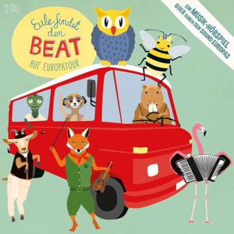 Eule findet den Beat - Auf Europatour, 2 Audio-CDs, 2 Audio-CD