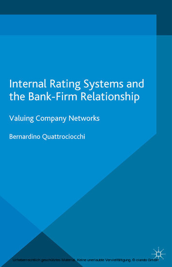Internal Rating Systems and the Bank-Firm Relationship main product photo