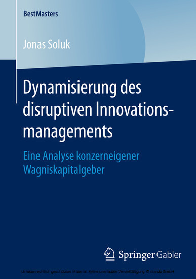 Dynamisierung des disruptiven Innovationsmanagements main product photo
