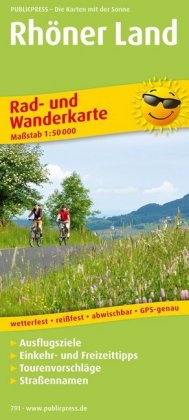PublicPress Rad- und Wanderkarte Rhöner Land