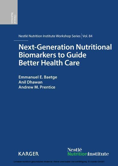 Next-Generation Nutritional Biomarkers to Guide Better Health Care main product photo