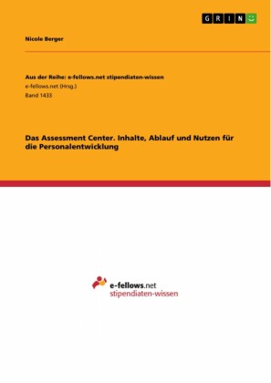 Das Assessment Center. Inhalte, Ablauf und Nutzen für die Personalentwicklung