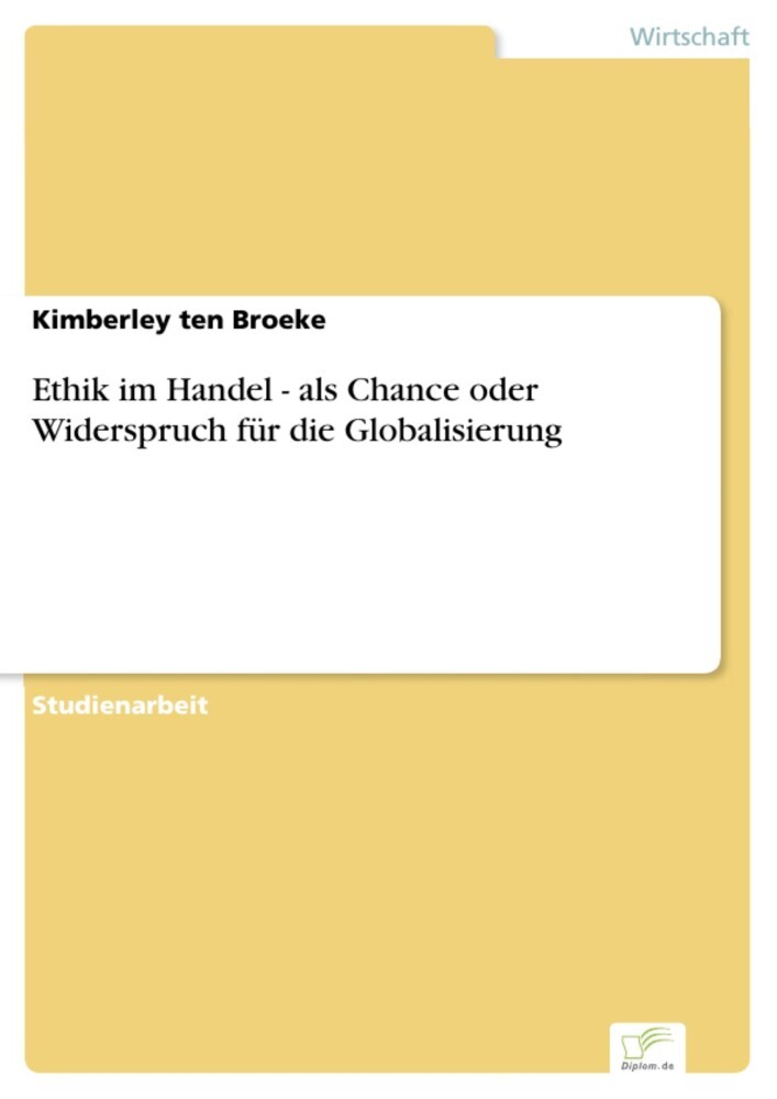 Ethik im Handel - als Chance oder Widerspruch für die Globalisierung main product photo