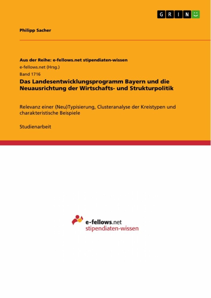 Das Landesentwicklungsprogramm Bayern und die Neuausrichtung der Wirtschafts- und Strukturpolitik main product photo