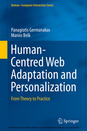 Human-Centred Web Adaptation and Personalization main product photo