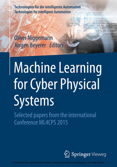 Machine Learning for Cyber Physical Systems main product photo