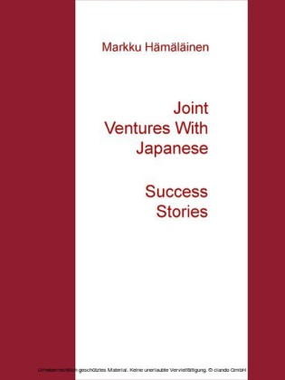 Joint Ventures With Japanese