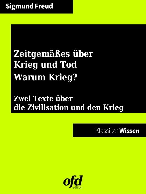 Zeitgemäßes über Krieg und Tod - Warum Krieg? main product photo